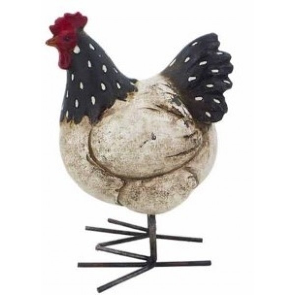 RESIN HEN 21 CM