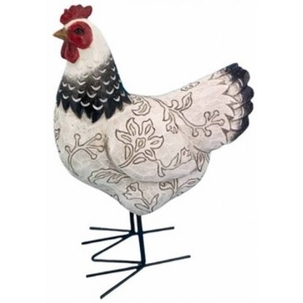 RESIN HEN 26 CM