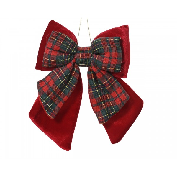 Bow polyester velvet