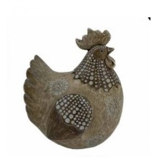 RESIN HEN 21 CM 2