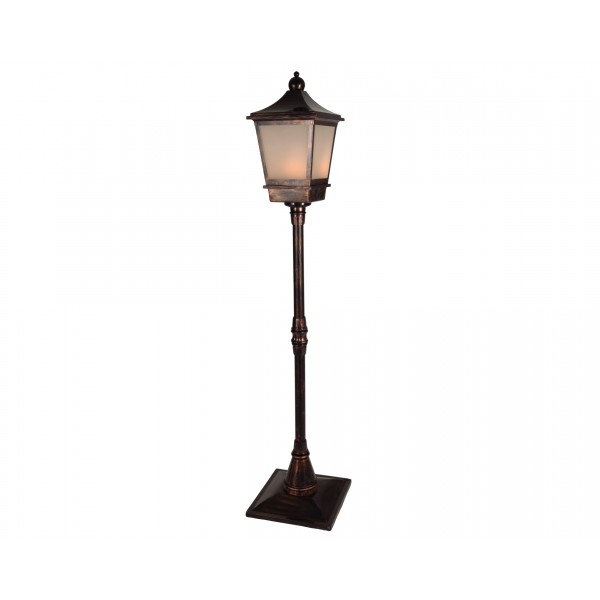 LED lantern plastic fire flame effect outdoor