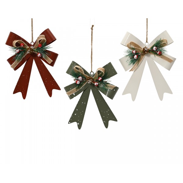 Bow iron jute bow foam berry pe leaf 