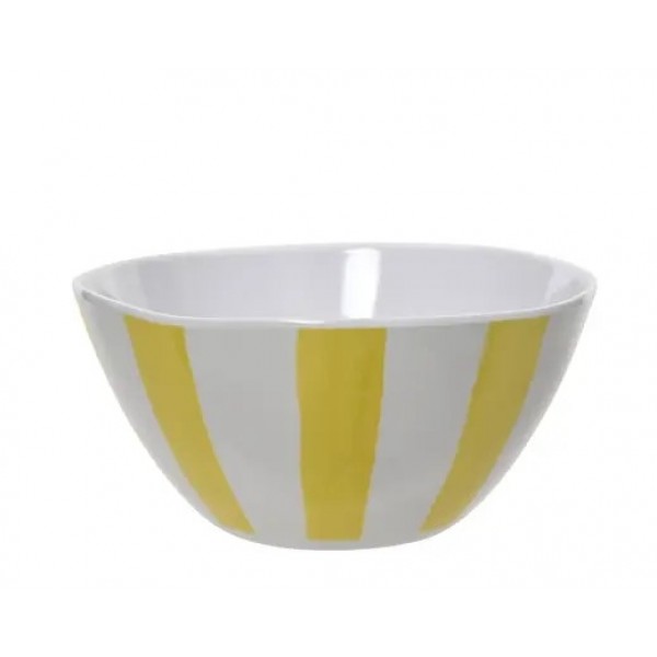 BOWL MELAMINE STRIPE PATTERN