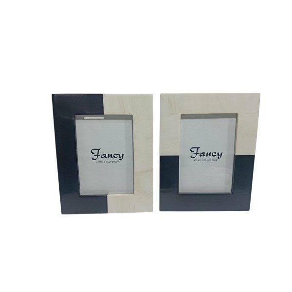 PHOTO FRAME WHITE/BLACK 
