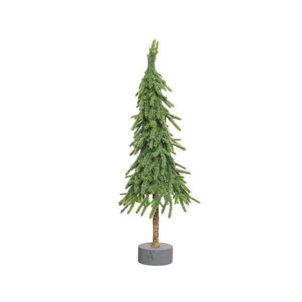 Merry fir mini tree glitter indoor