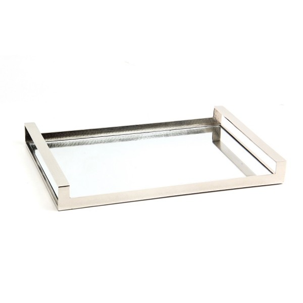 RECT. MIRROR NICKEL TRAY