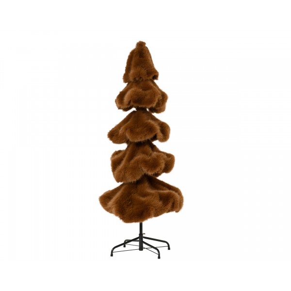 Tree faux fur skirt tree 5 layers, 40cm metal base
