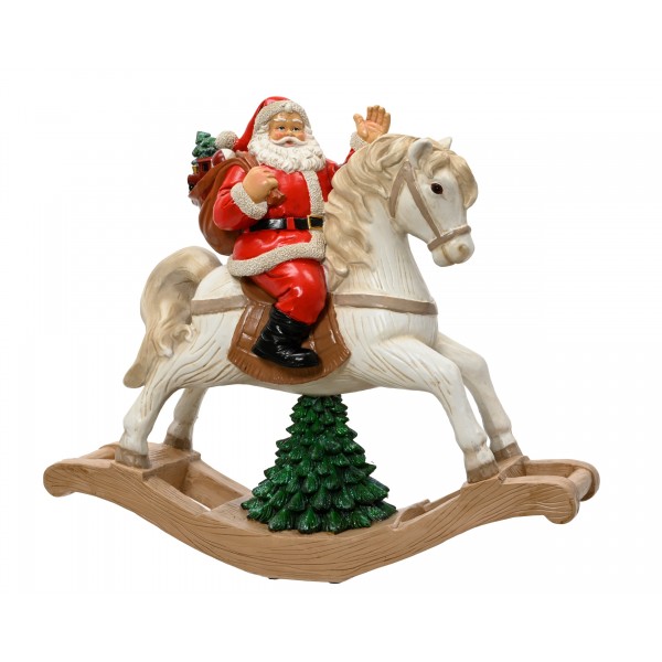 Rocking horse polyresin