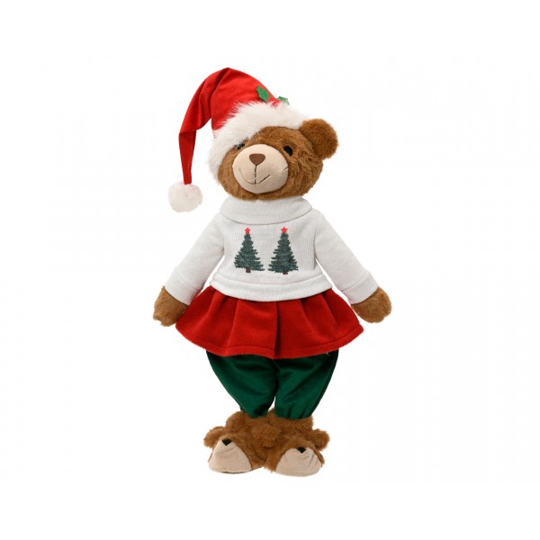 Bear polyester girl standing