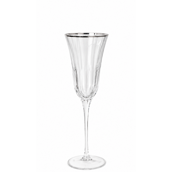 FLUTE JULIA OPT SILV RIM