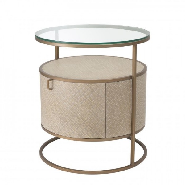 Bedside Table Napa Valley Beige