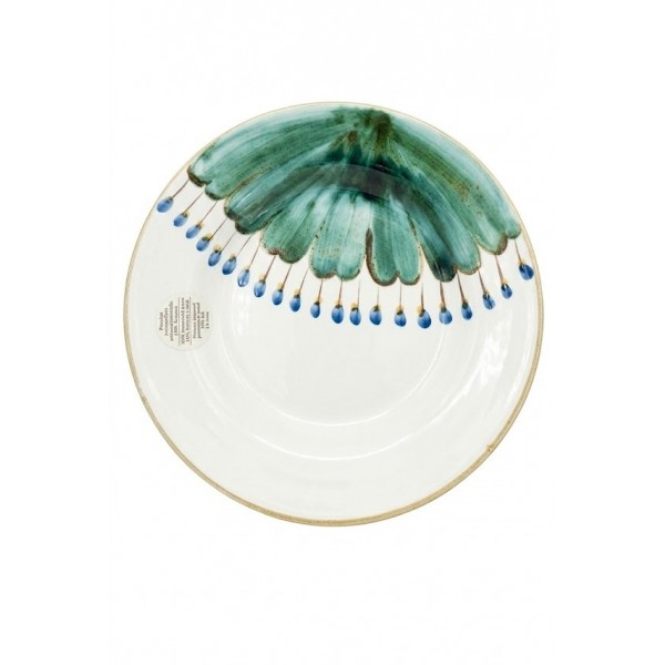 DESSERT PLATE - PEACOCK