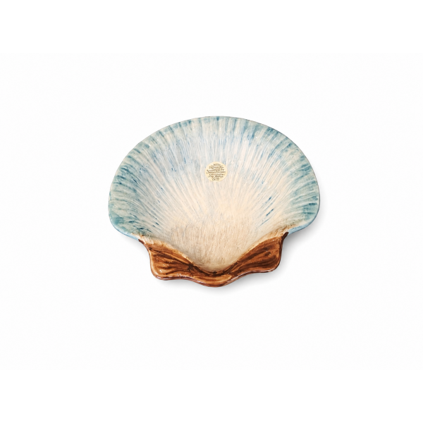 CONCHA SOUP PLATE - DREAMY BLUE
