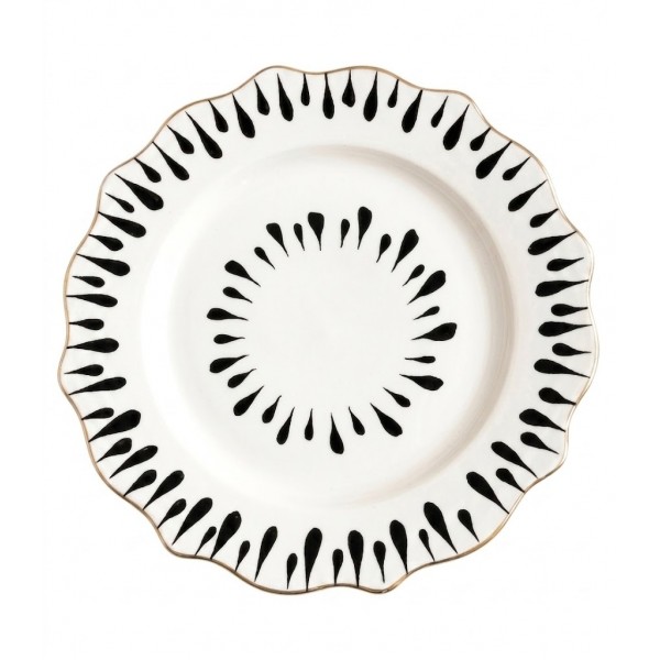 DINNER PLATE DROPS BLACK