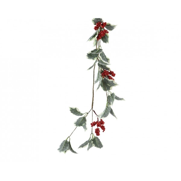 Garland polyester glitter foam berries