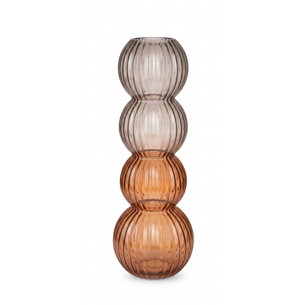 Vase glass 2col ass