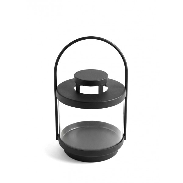 Lantern iron powder coating tube glass 