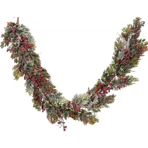 Garland snow, glitter indoor
