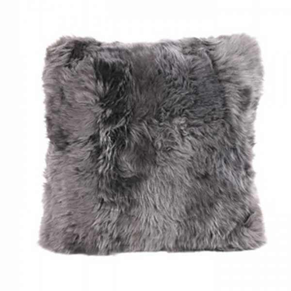 Sheepskin Cushion Grey