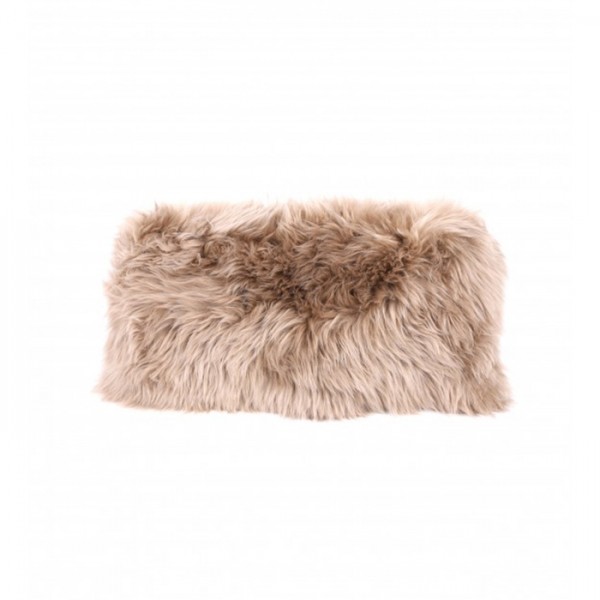 Sheepskin Cushion Long Beige