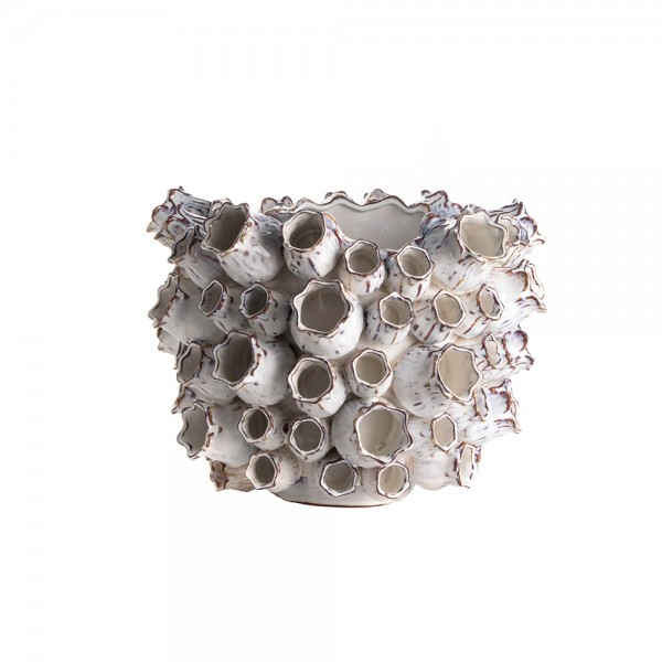 Vase Coral White- Medium